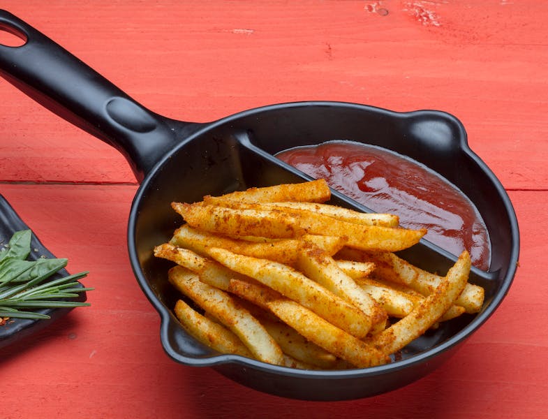 Seasoned Snob Fries at Wing Snob West Chicago